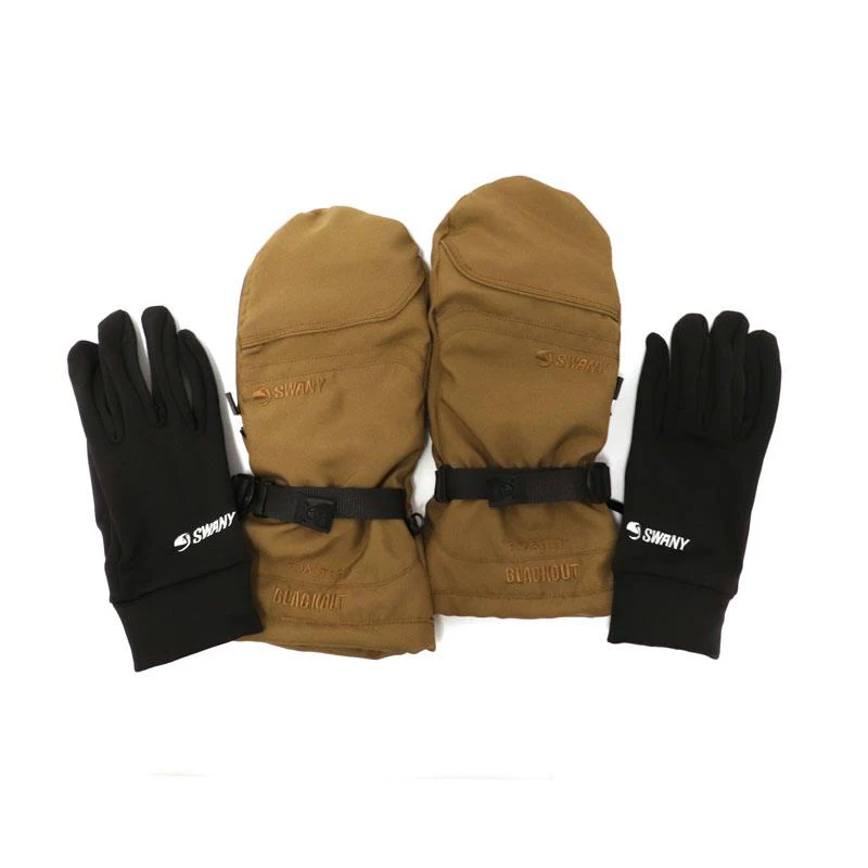 Swany Toaster Blackout Performance Gloves | Brown - Image 5